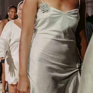 Djerf Avenue Remake Dream Dress Mini Pebble